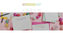 Desktop Screenshot of joycreativeshop.com