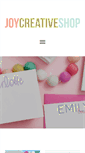 Mobile Screenshot of joycreativeshop.com